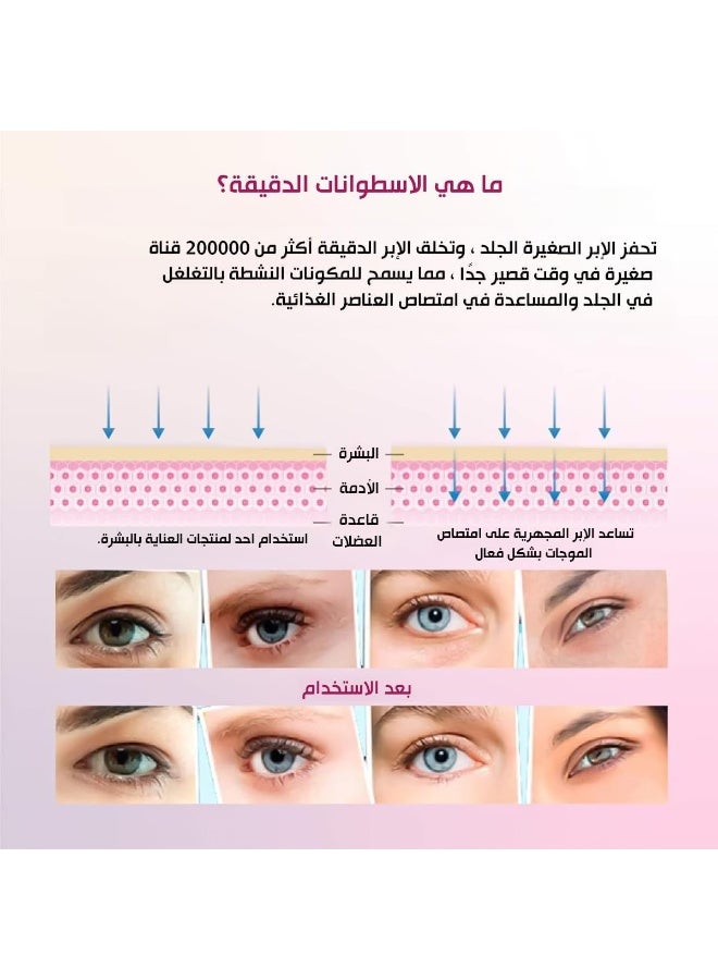 ديرما رولر سيستم ديرما رولر بإبر تيتانيوم دقيقة لتدليك البشرة، يساعد على نمو شعر الوجه، وعلاج حب الشباب، وتقليل التجاعيد وعلامات التمدد (1.5 مم). - Image 3